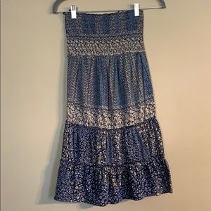 Express floral tube dress